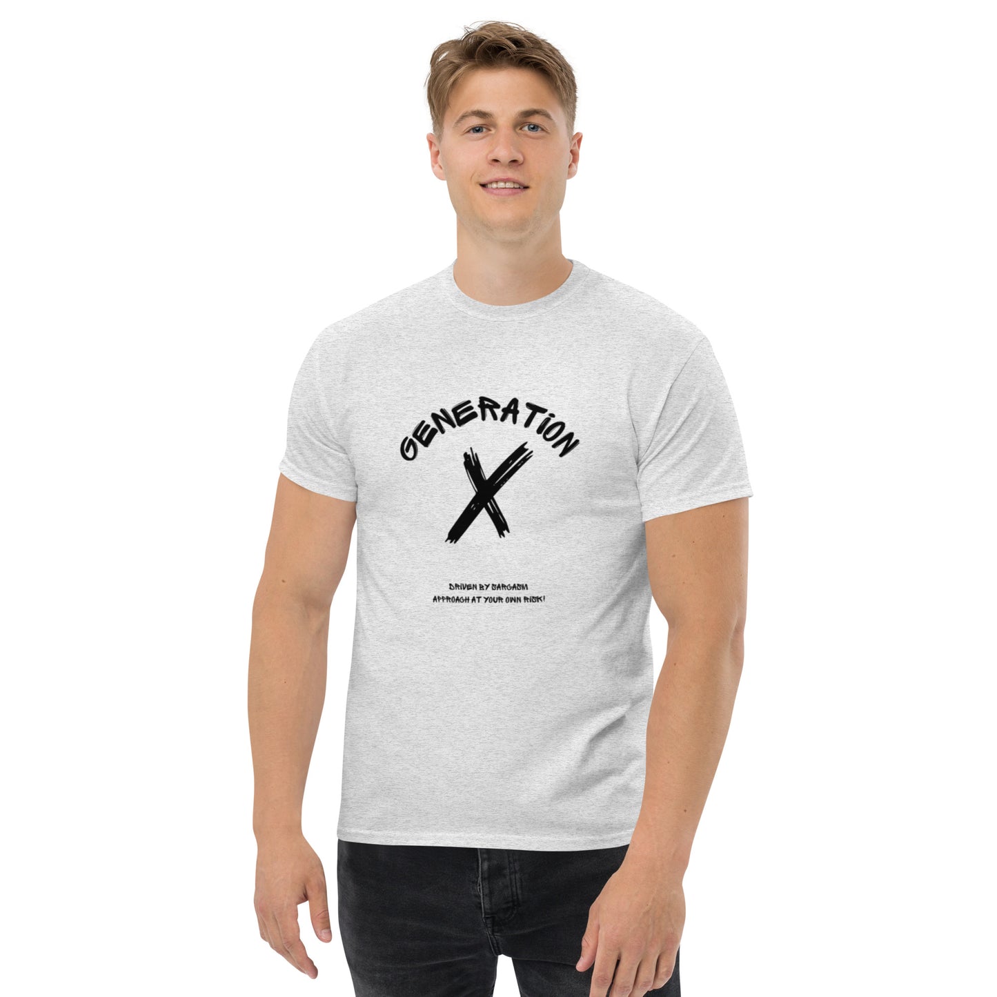 Sarcasam Black Lettering T Shirt