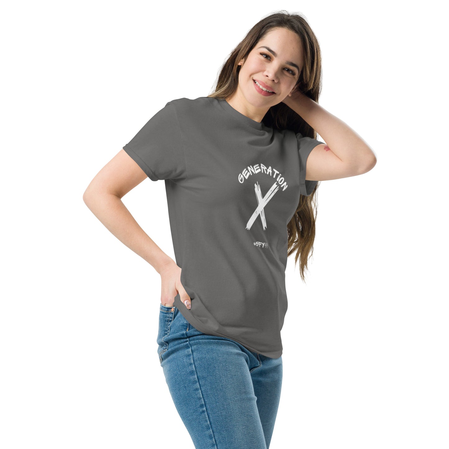 #GFY White Lettering T Shirt