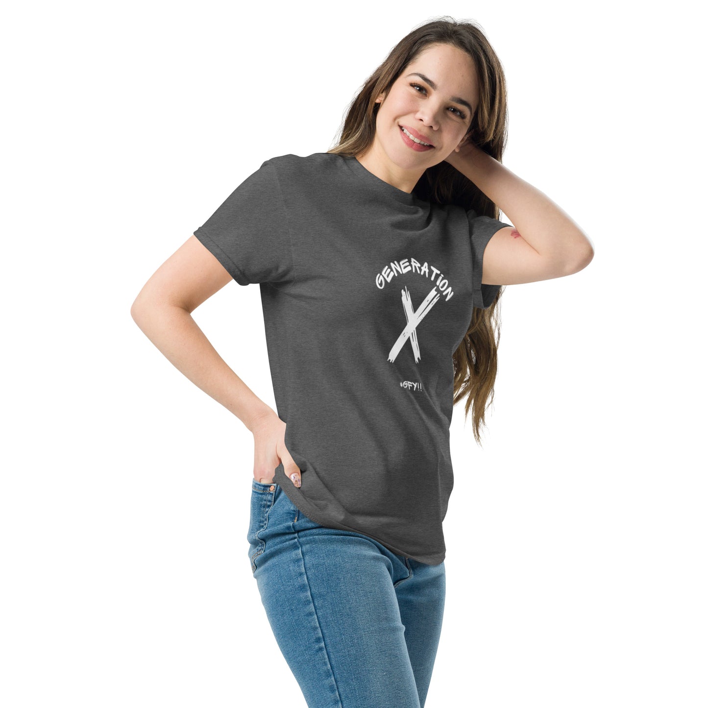 #GFY White Lettering T Shirt
