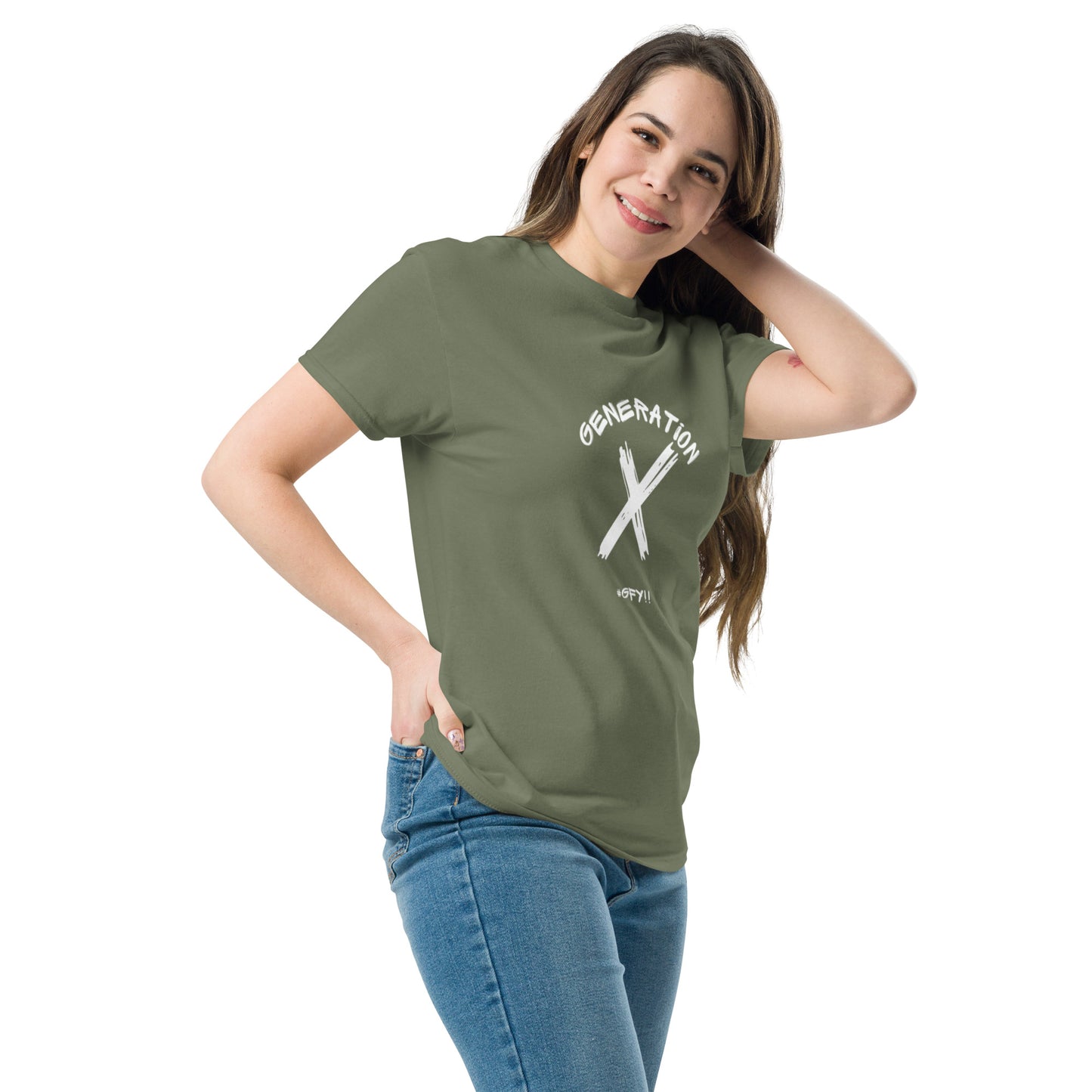 #GFY White Lettering T Shirt