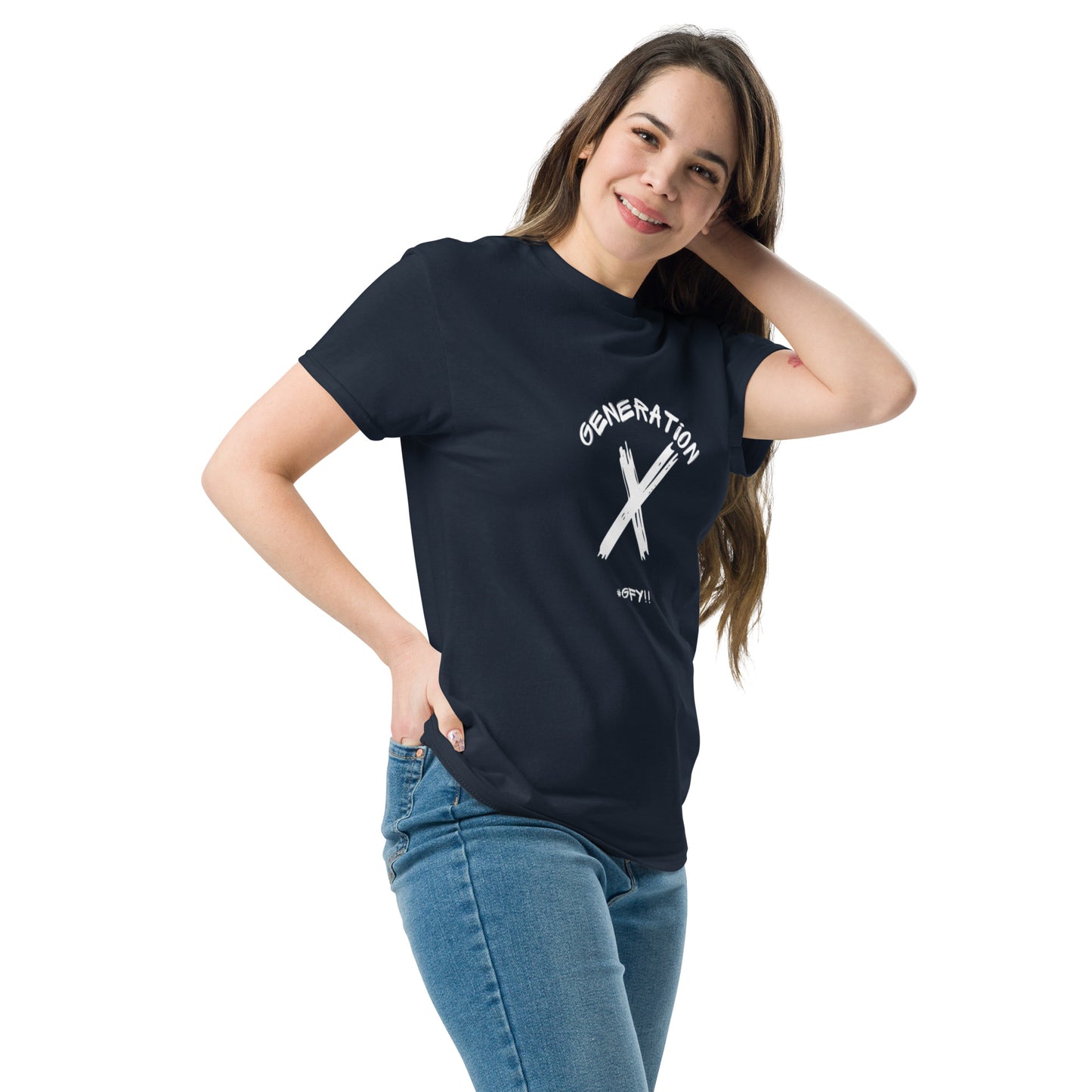 #GFY White Lettering T Shirt