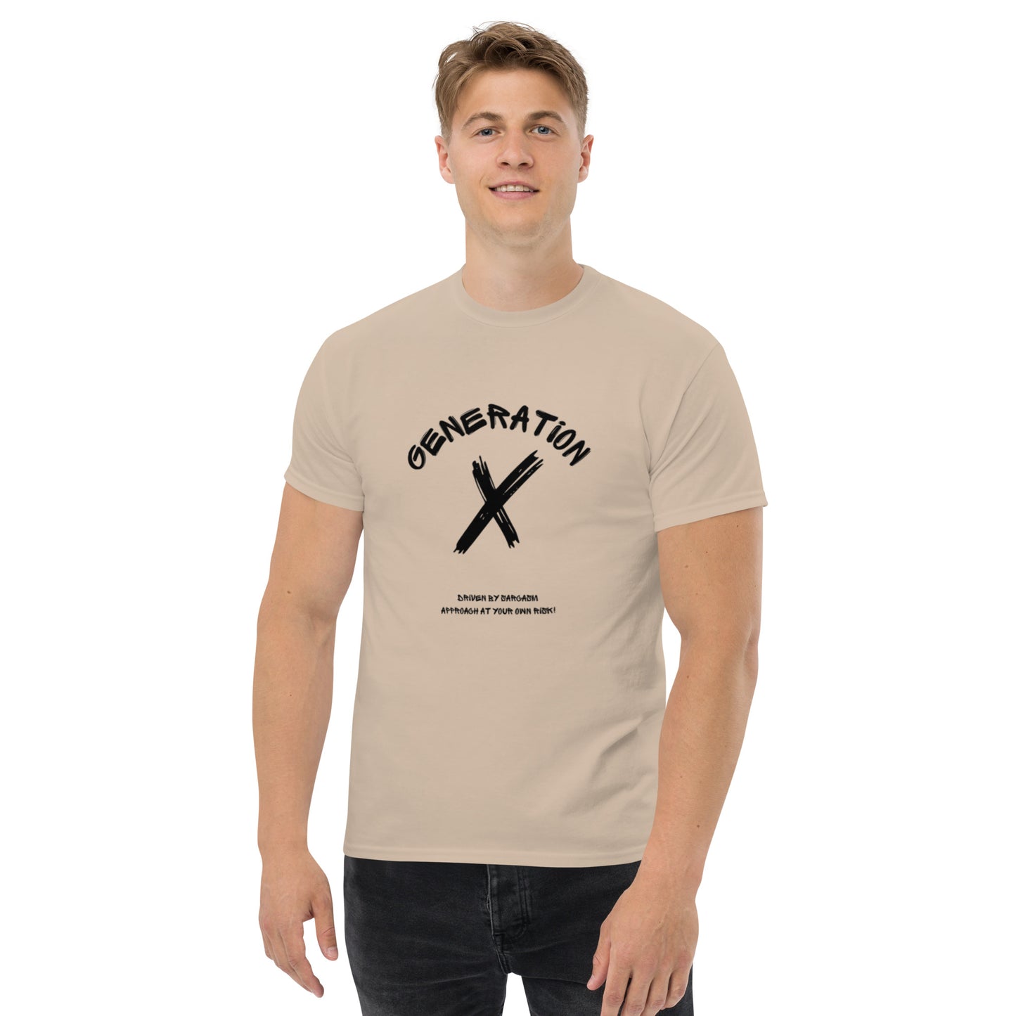 Sarcasam Black Lettering T Shirt