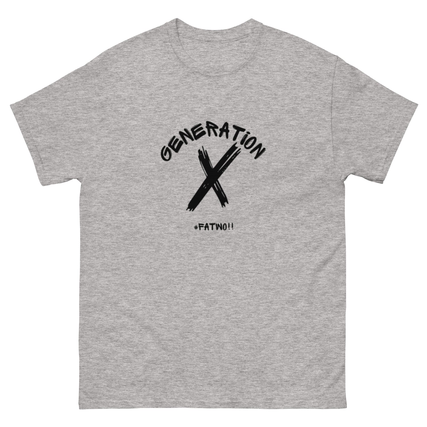 # Fatwo Black Lettering T Shirt