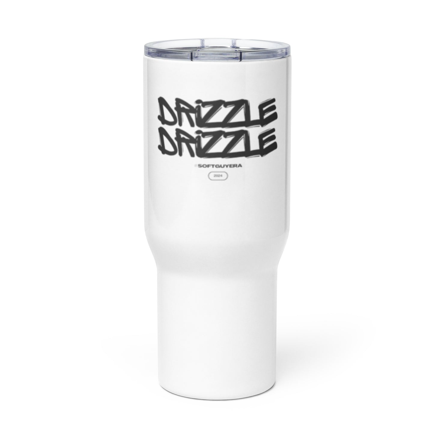 Travel mug with a handle