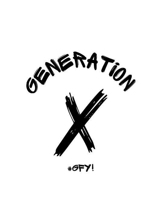 #GFY Black Lettering T Shirt