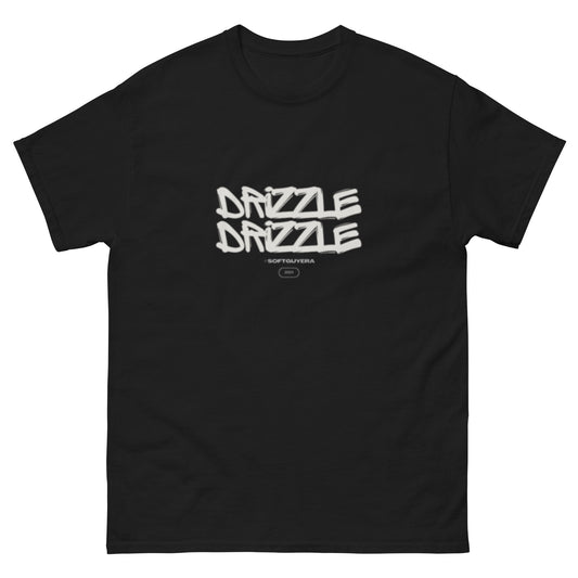 Drizzle Drizzle White Lettering TShirt