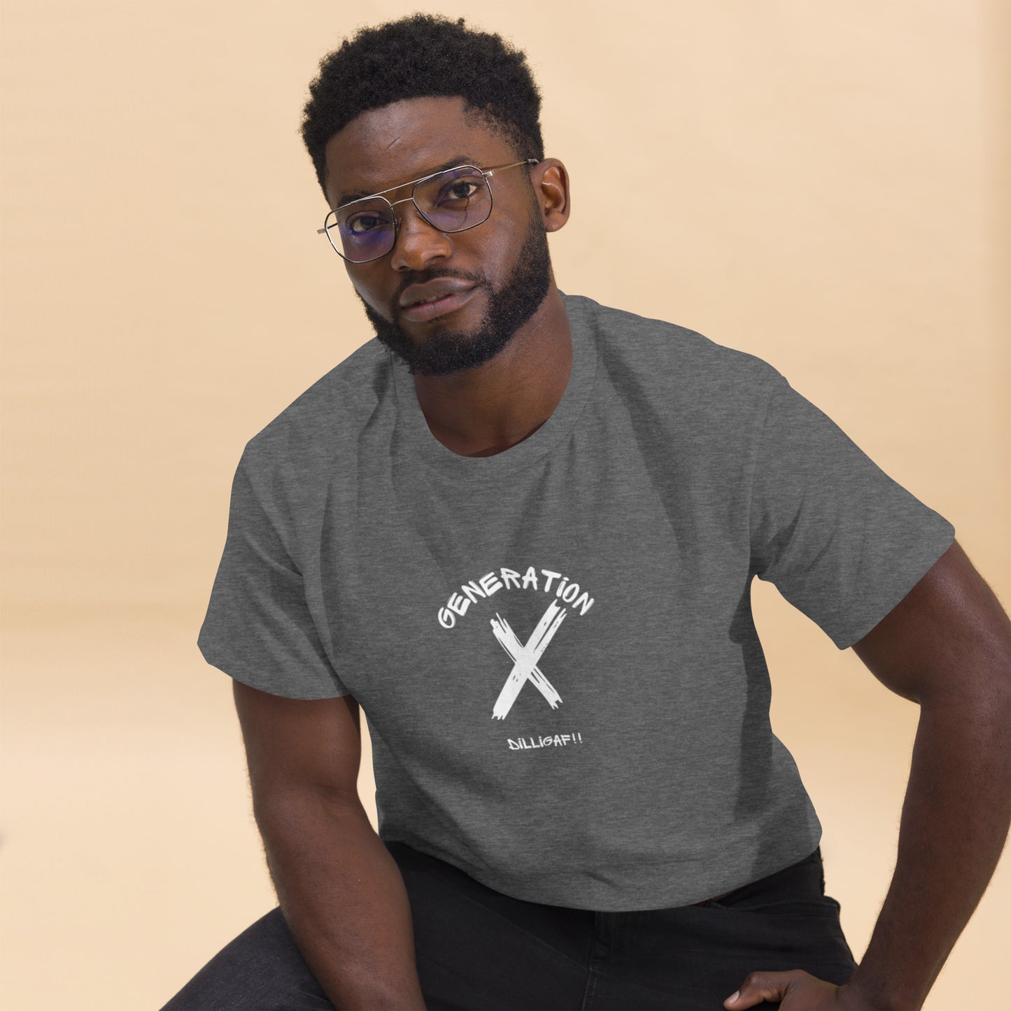 Dilligaf White Lettering T Shirt